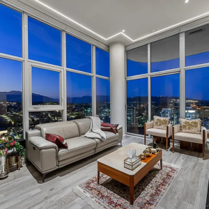 Sub-Penthouse in Burnaby BC with Den, Balcony, and EV Parking