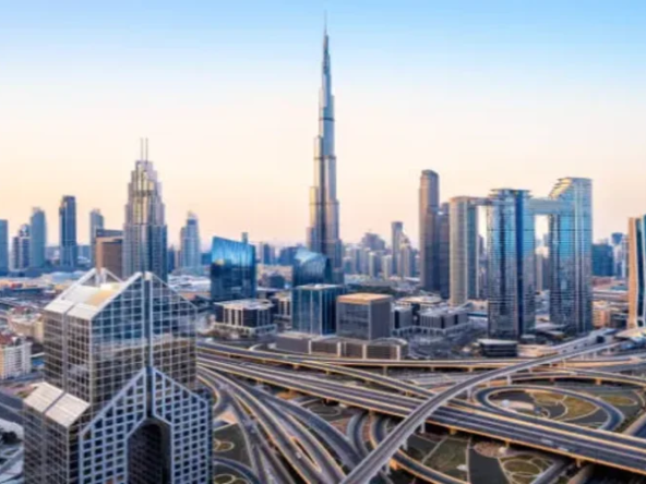Real estate in Dubai 2025 showing Burj Khalifa and skyline