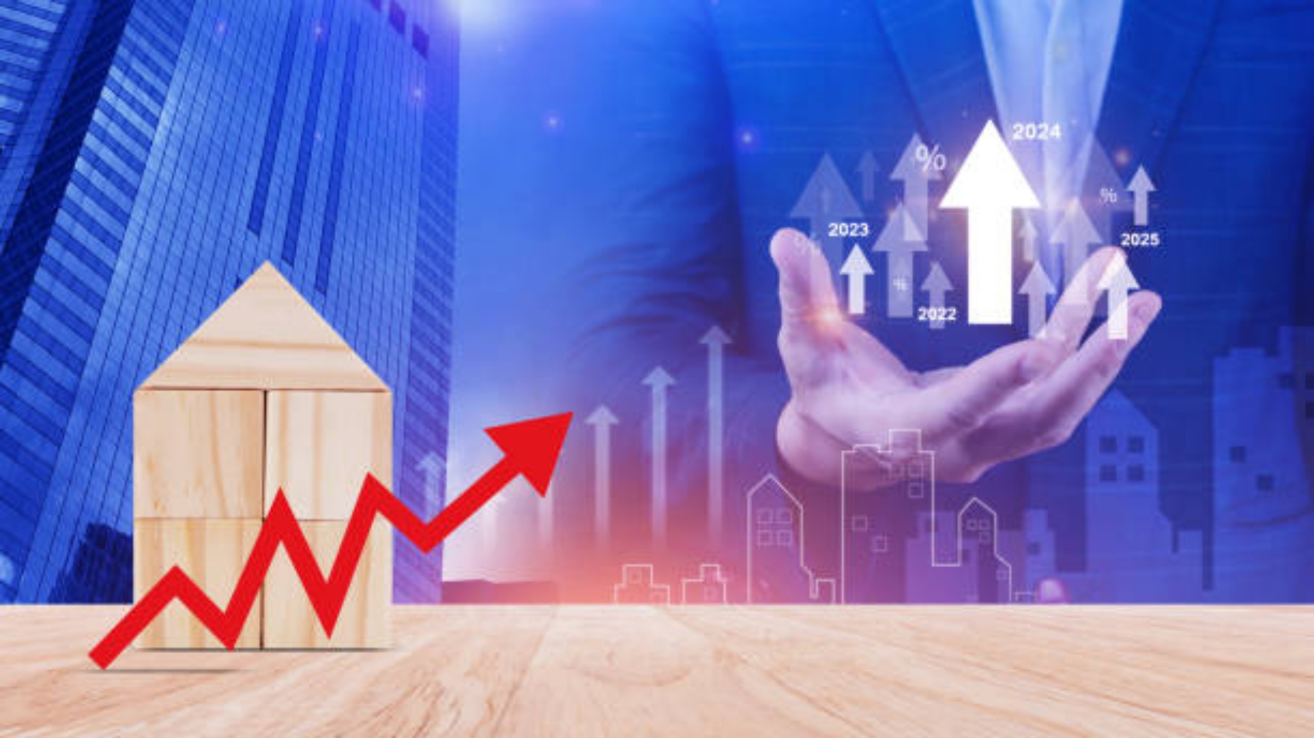 Modern smart home representing the future of real estate