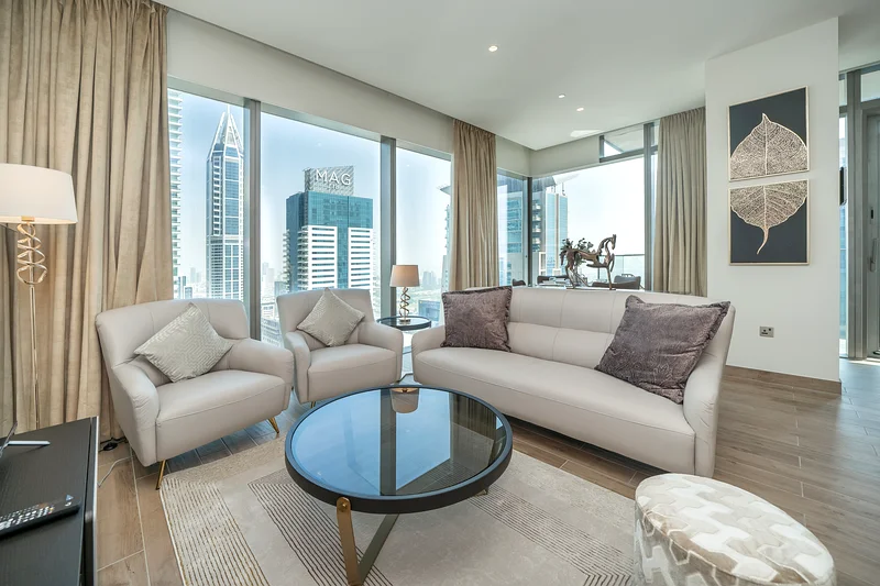 Luxury 2-bedroom apartment at Jumeirah Living Marina Gate Dubai Marina with stunning waterfront views