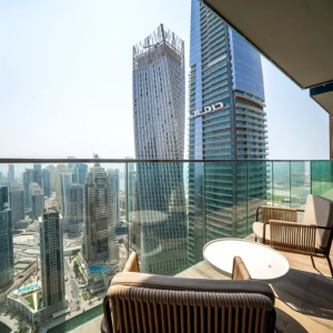 Marina View apartment in Dubai Marina with luxury interiors