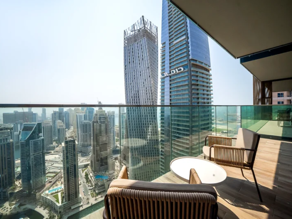 Marina View apartment in Dubai Marina with luxury interiors