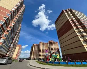 Living area in cozy Dmitrov studio apartment