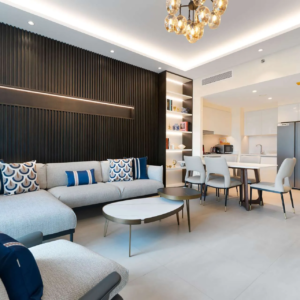 Burj Khalifa view apartment in Downtown Dubai