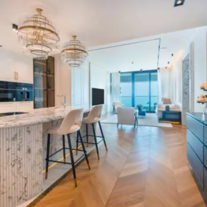 Panoramic view from Luxury Apartment in 1 JBR Dubai