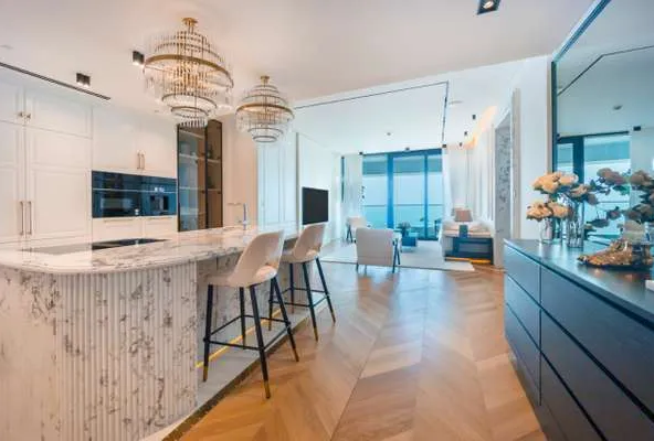 Panoramic view from Luxury Apartment in 1 JBR Dubai