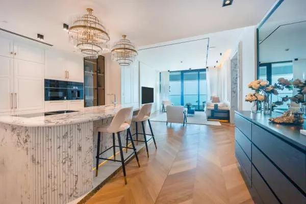 Panoramic view from Luxury Apartment in 1 JBR Dubai