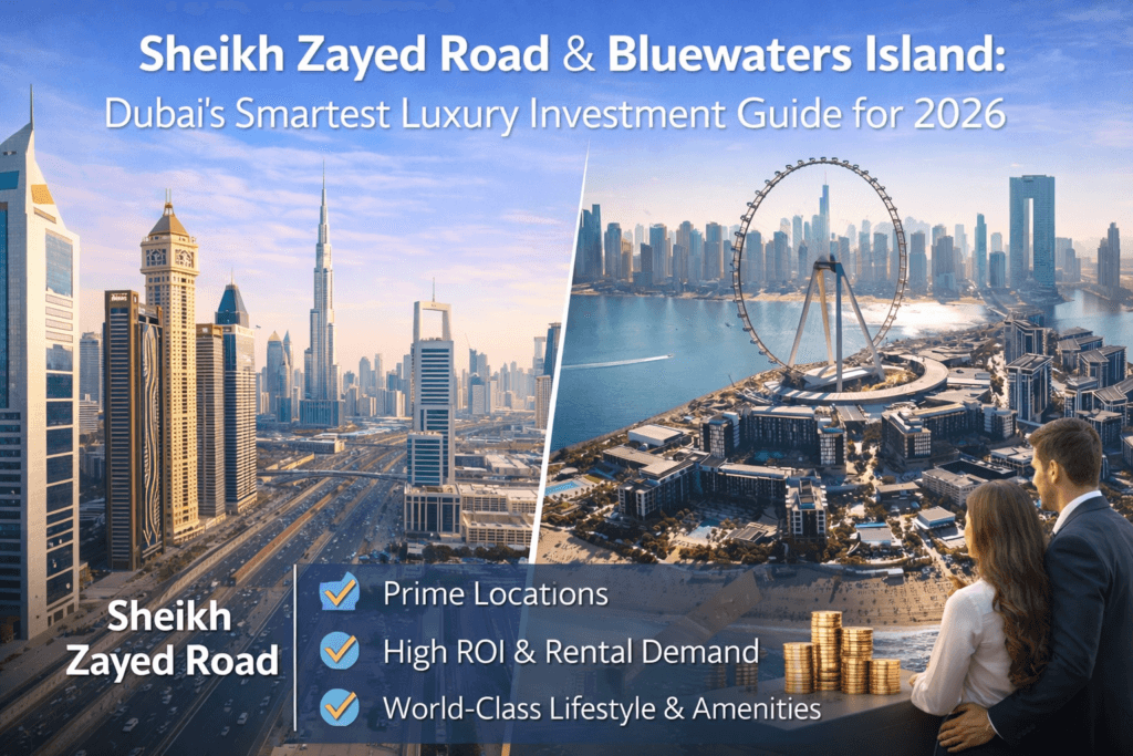 Sheikh Zayed Road & Bluewaters Island: Dubai's Smartest Luxury Investment Guide for 2026