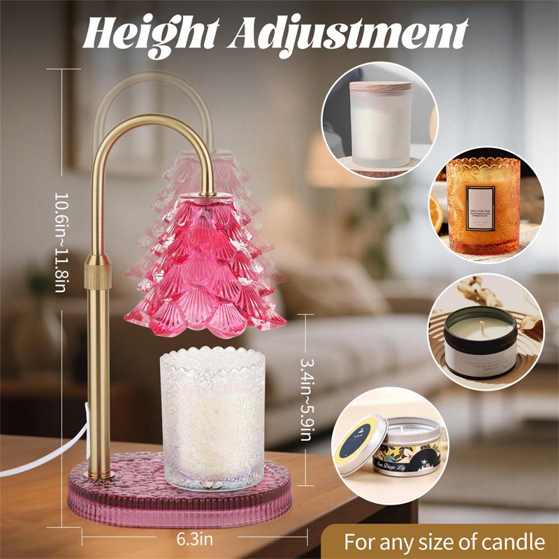 Candle Warmer Lamp With Timer & Dimmer , Adjustable Wax Melt Lamp For Jar Candles, Home Decor Accent - Image 8