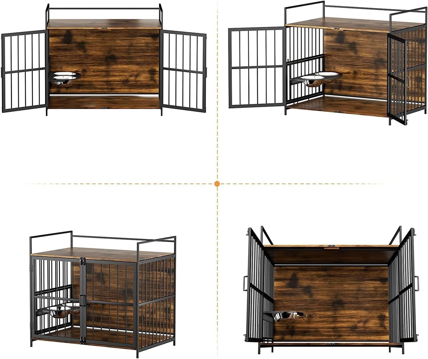 Dog Crate Furniture-Style Cages For Large Dogs Indoor Heavy Duty Super Sturdy 41 - Image 3
