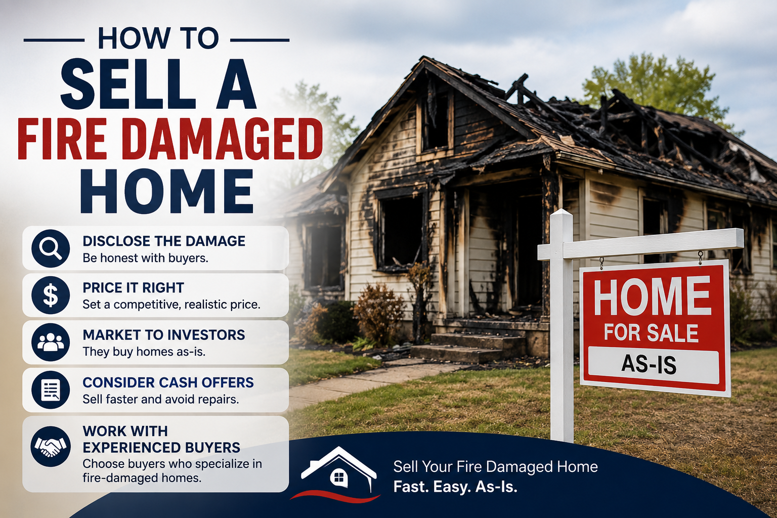 How to Sell a Fire Damaged Home