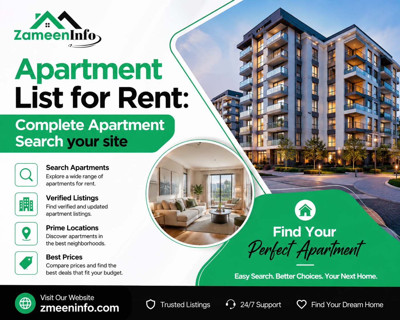 Apartment List for Rent